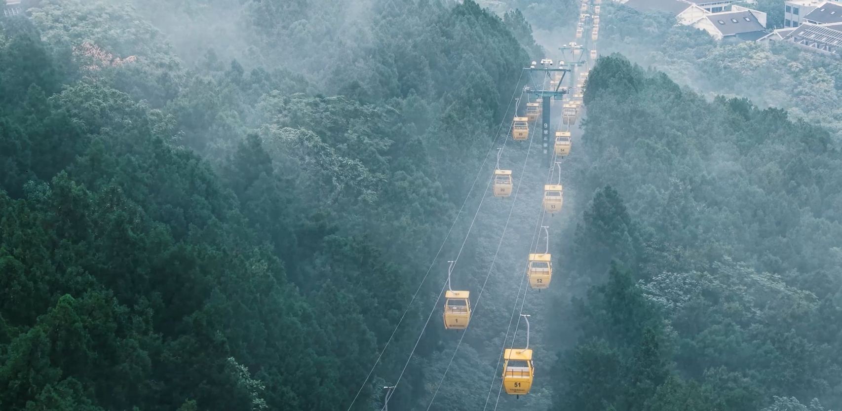 烟雨云龙湖
