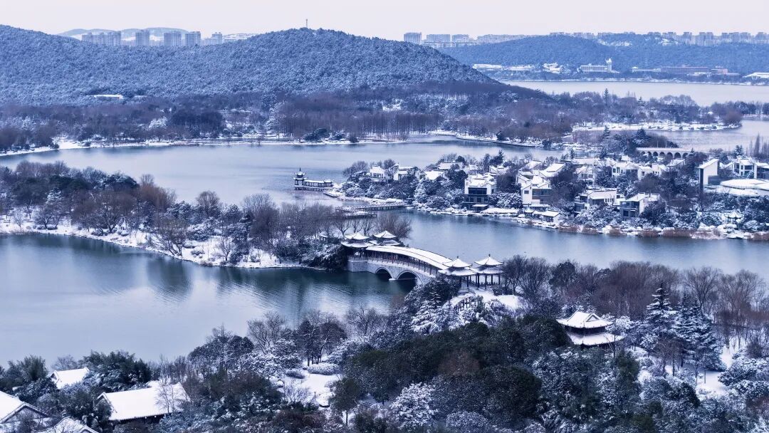 云龙湖雪景